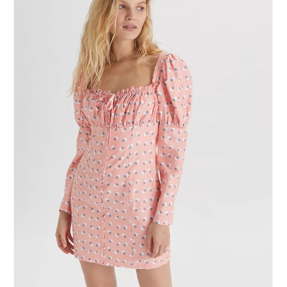 NEW UO boho/hippie smock mini dress - Picture 1 of 8